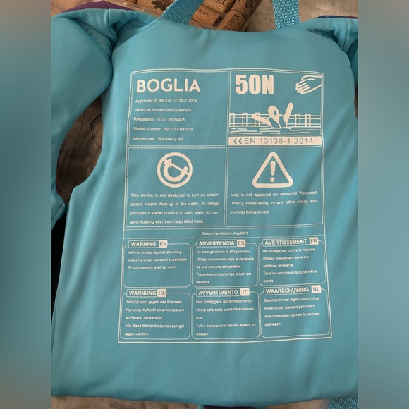 Toddler life jacket for ages 1-3 - Picture 4 of 7